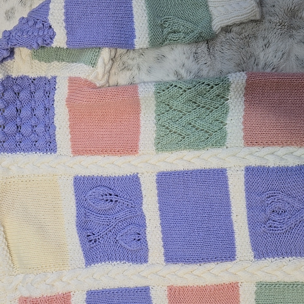 Handmade Pastel Block Sweater - Picture 4 of 10
